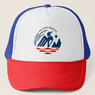 Patriotic Minnesota State Seal Trucker Hat