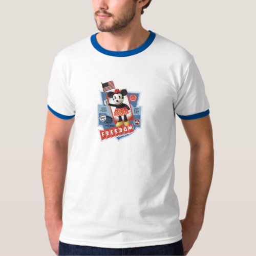 Patriotic Minnie Mouse T_Shirt