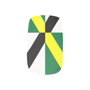 Patriotic minx nails with Flag of Monterey Nail Art