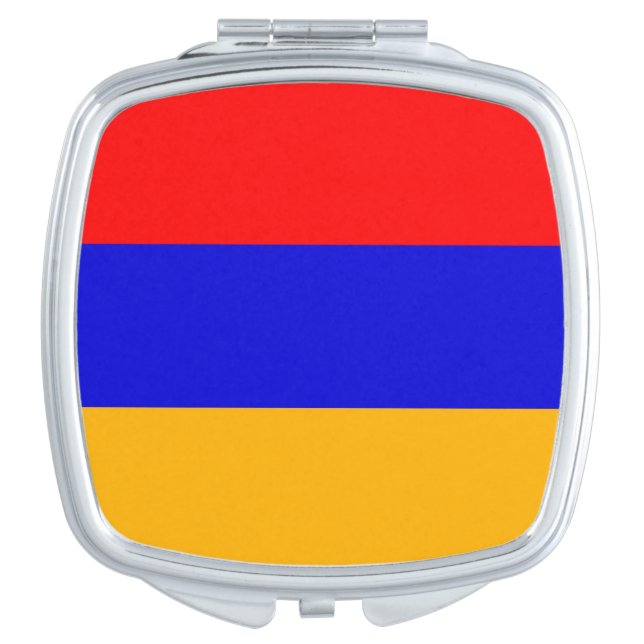 Patriotic mirror with flag of Armenia (Front)