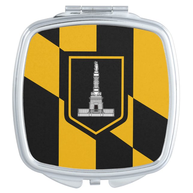 Patriotic mirror with Flag of Baltimore (Front)