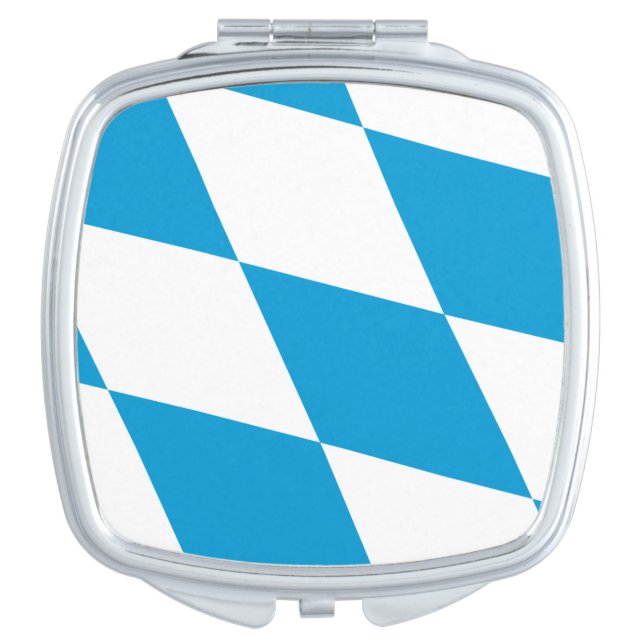 Patriotic mirror with Flag of Bavaria (Front)