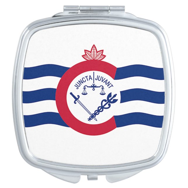 Patriotic mirror with Flag of Cincinnati (Front)
