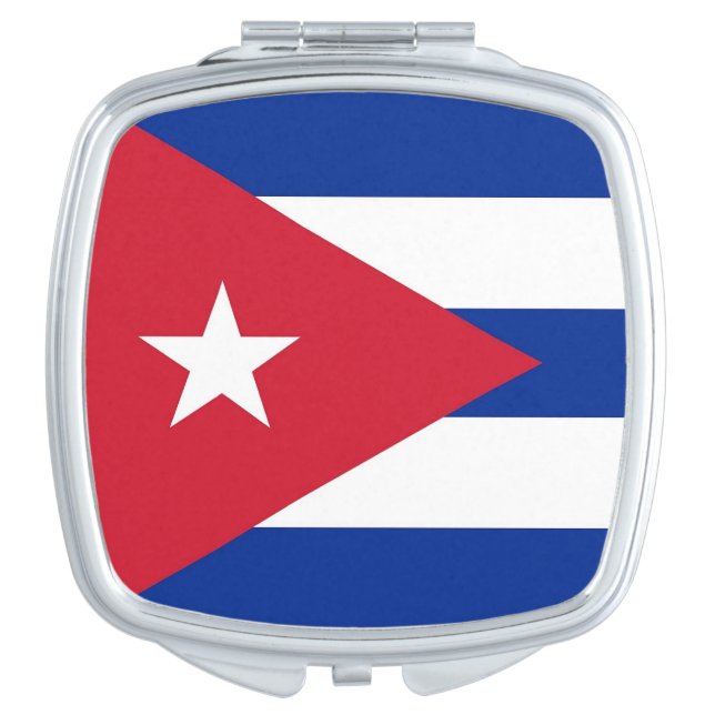 Patriotic mirror with flag of Cuba (Front)