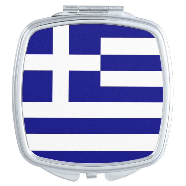 Patriotic mirror with flag of Greece (Front)