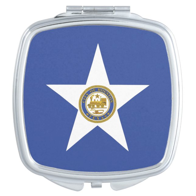Patriotic mirror with Flag of Houston (Front)