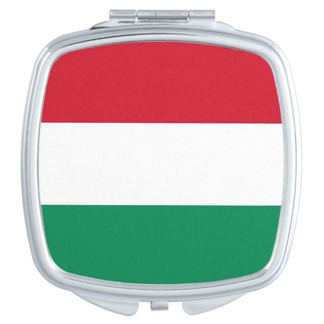 Patriotic mirror with flag of Hungary (Front)