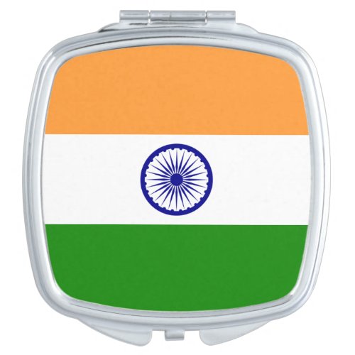 Patriotic mirror with flag of India