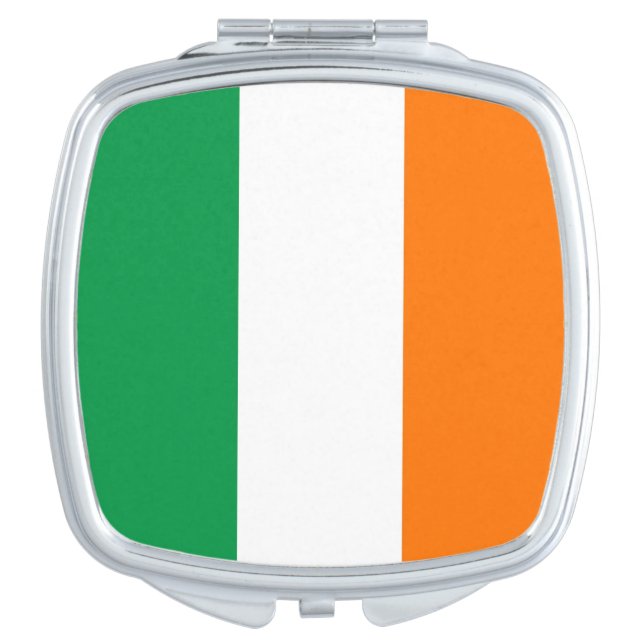 Patriotic mirror with flag of Ireland (Front)