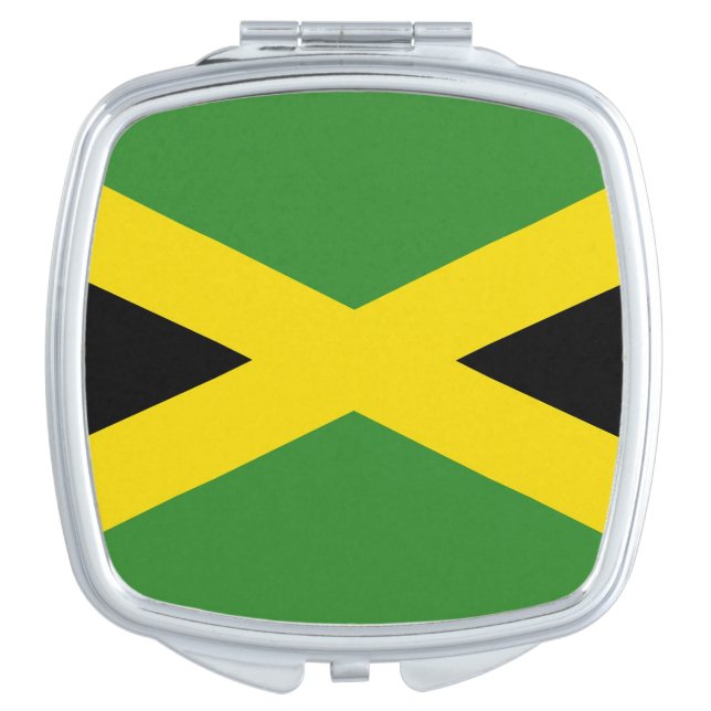 Patriotic mirror with flag of Jamaica (Front)