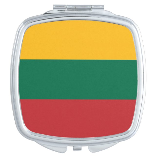 Patriotic mirror with flag of Lithuania (Front)
