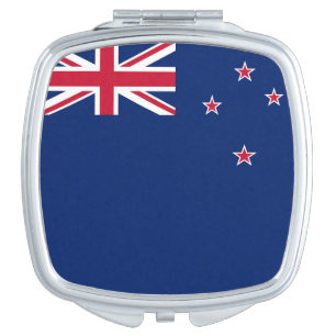 Patriotic mirror with Flag of New Zealand