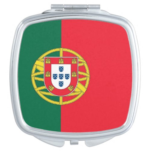 Patriotic mirror with flag of Portugal