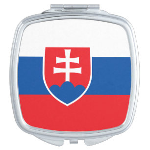 Patriotic mirror with flag of Slovakia