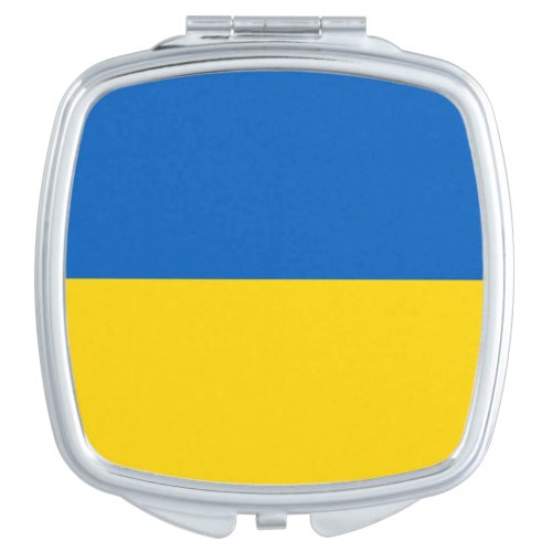 Patriotic mirror with flag of Ukraine