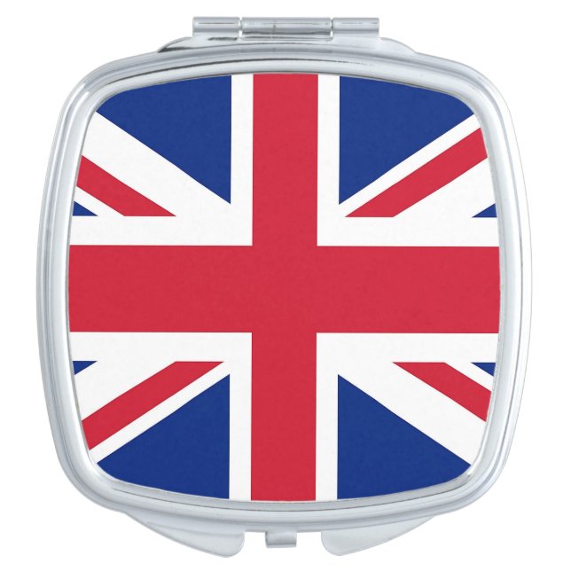 Patriotic mirror with flag of United Kingdom (Front)