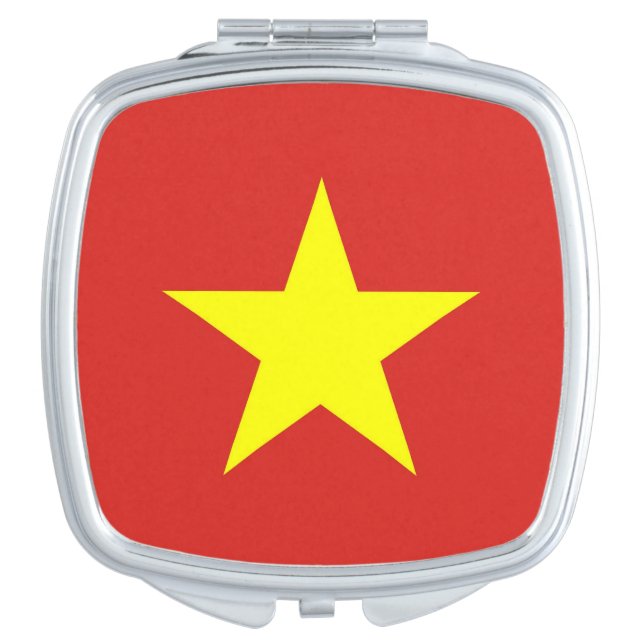 Patriotic mirror with flag of Vietnam (Front)