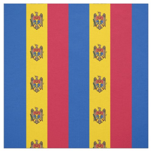 Patriotic Moldova Flag Fabric