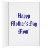 Patriotic Mom/Mother's Day (Inside (Right))