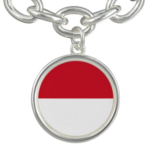 Patriotic Monaco Flag Bracelet