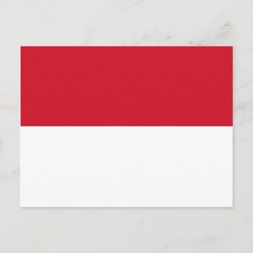 Patriotic Monaco Flag Postcard