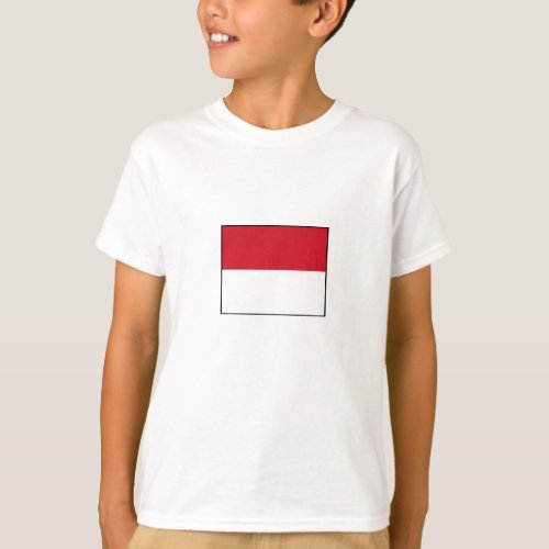 Patriotic Monaco Flag T_Shirt