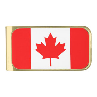 Patriotic Money Clip with flag of Canada