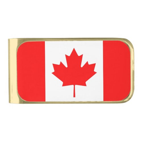 Patriotic Money Clip with flag of Canada