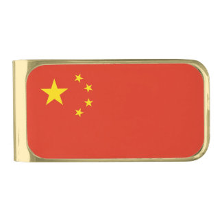 Patriotic Money Clip with flag of China