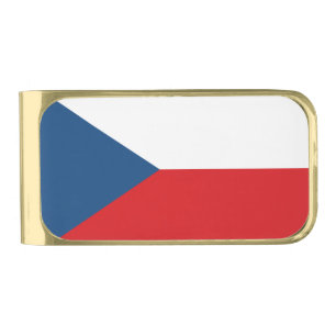 Patriotic Money Clip with flag of Czechia