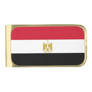 Patriotic Money Clip with flag of Egypt