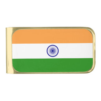 Patriotic Money Clip with flag of India