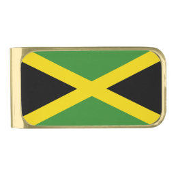 Patriotic Money Clip with flag of Jamaica