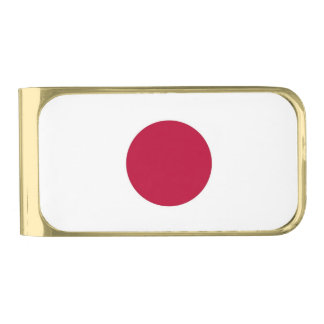 Patriotic Money Clip with flag of Japan