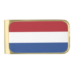 Patriotic Money Clip with flag of Netherlands