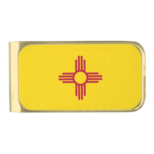 Patriotic Money Clip with flag of New Mexico