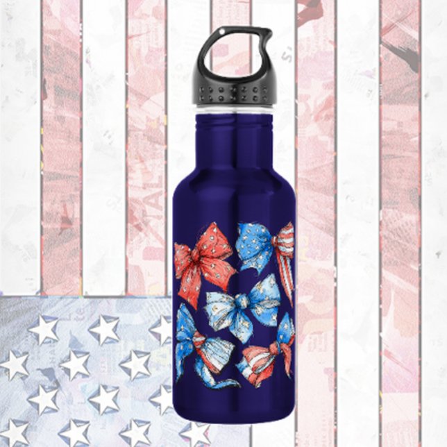 Patriotic Mood Stainless Steel Water Bottle (Creator Uploaded)