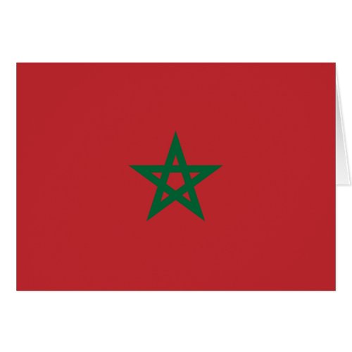 Patriotic Morocco Flag