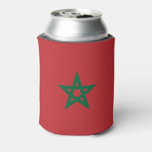 Patriotic Morocco Flag Can Cooler