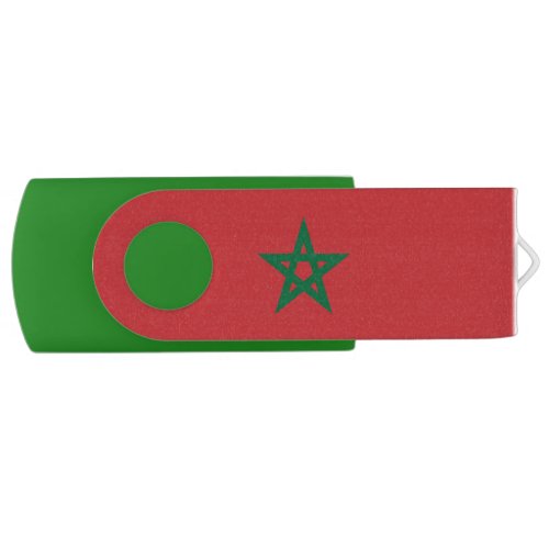 Patriotic Morocco Flag Flash Drive