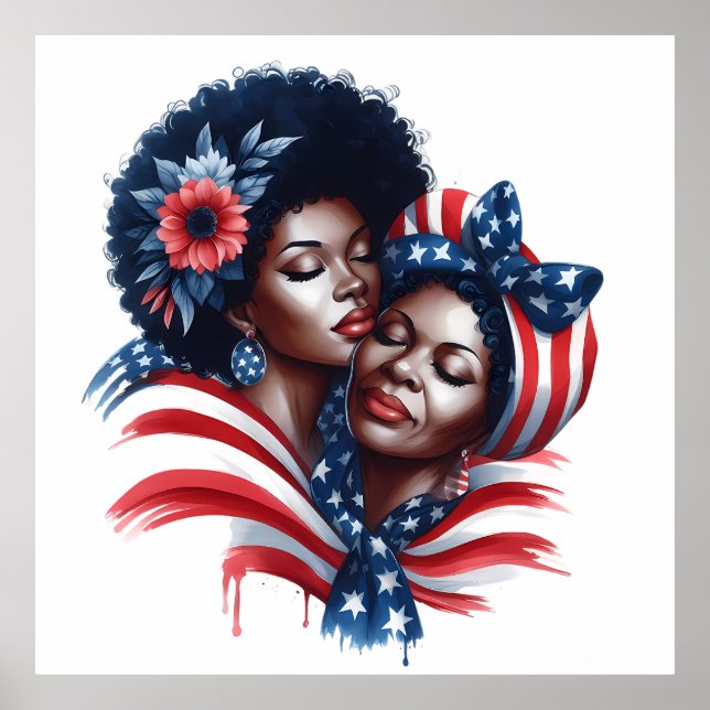 Patriotic Mother Day Poster (Front)