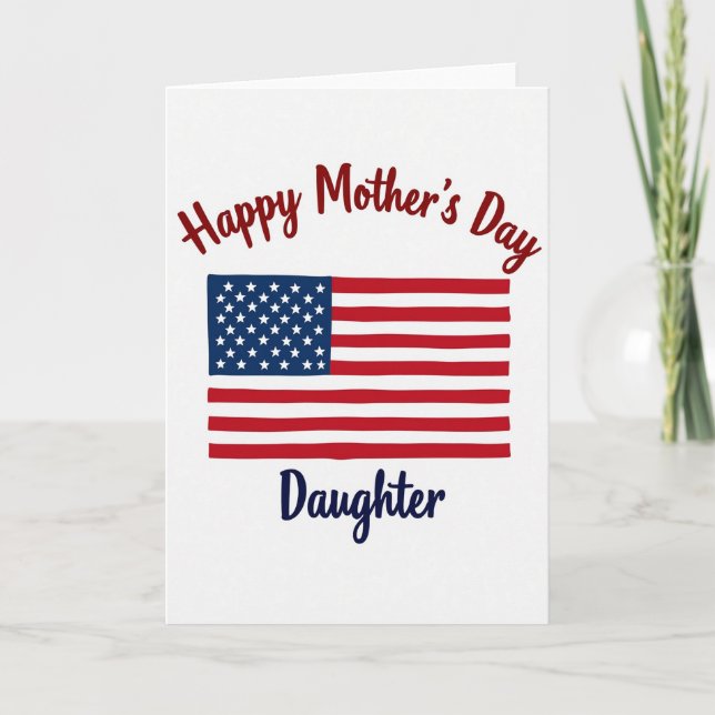 Patriotic Mothers Day Card (Front)