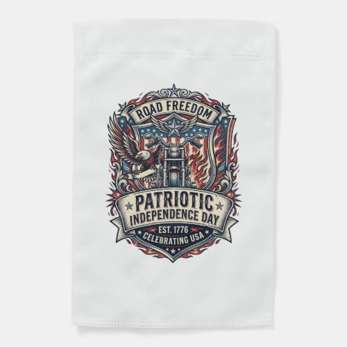 Patriotic Motor Patriot Biker Road Freedom Patriot Garden Flag