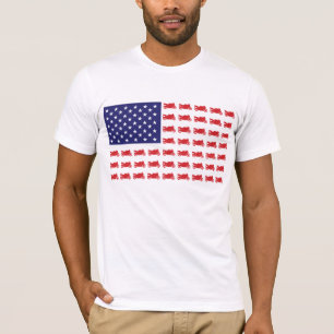 Patriotic Motorcycle Cruiser T-Shirt