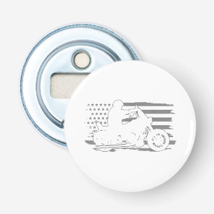 Patriotic Motorcycle Vintage American Flag Biker Bottle Opener