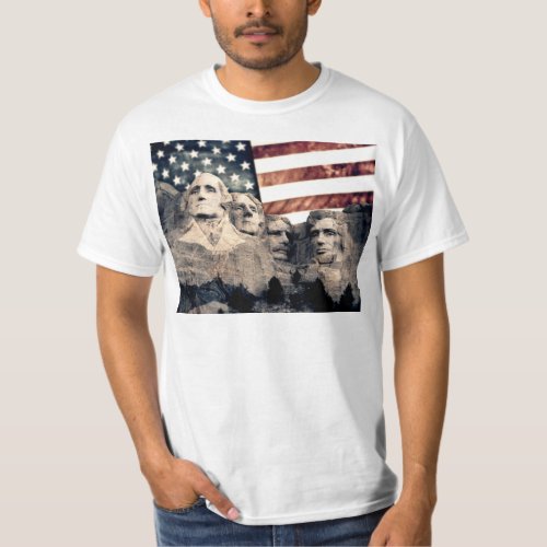 Patriotic Mount Rushmore T_Shirt