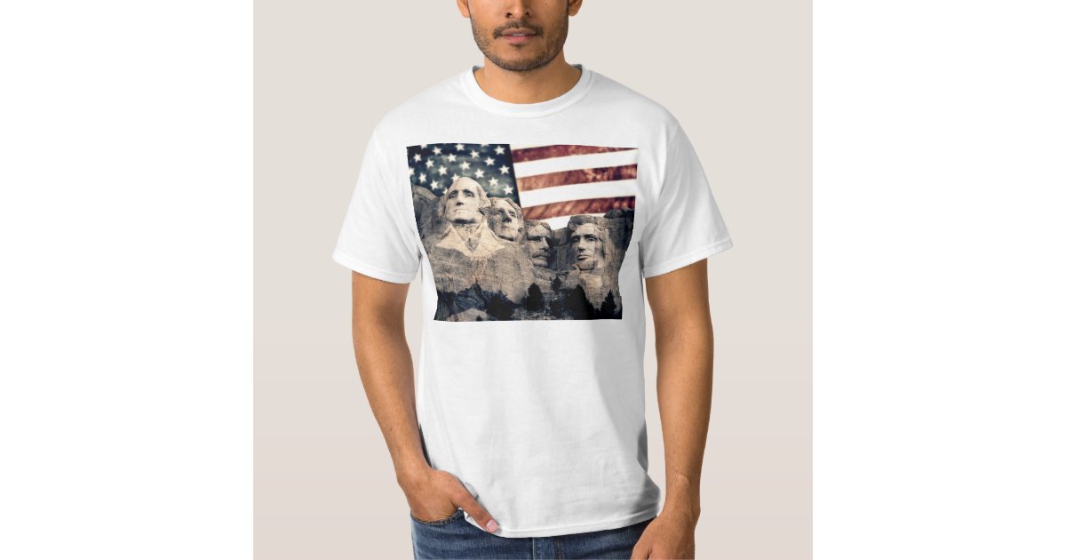  USA Dream Team Shirt Funny 4th of July Mount Rushmore