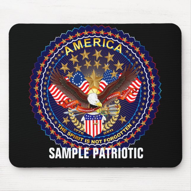 Patriotic  mouse pad (Front)