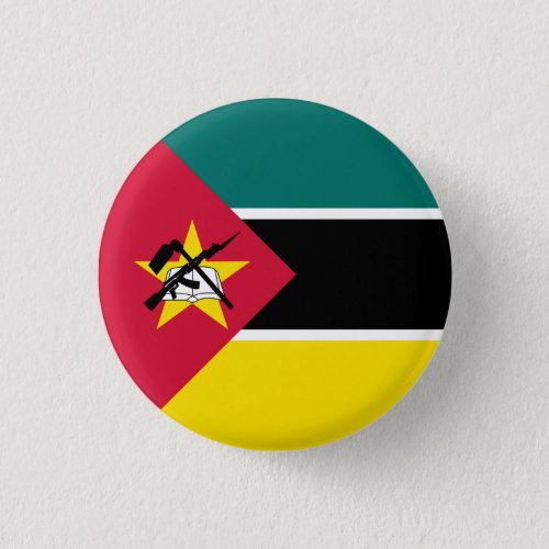 Patriotic Mozambique Flag Button