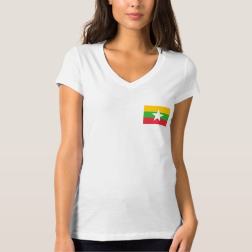 Patriotic Myanmar Flag T_Shirt